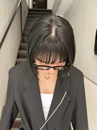 🩰しっとりまとまる🩰【シングルカラー➕オージュアトリートメント】