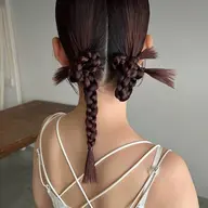 朝限定！アップ、ダウンスタイルヘアセット✨💝