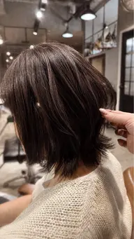 ナチュラルなのにしっかり盛れる大人可愛いワンカラー☕️✨/白髪染め