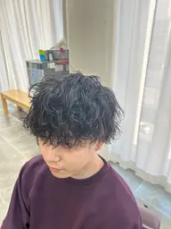 【💛メンズ限定ケアパーマ💛】選べるデザインパーマ＋カット＋ケアトリートメント