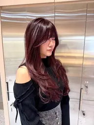 💟人気のレイヤーカット×カラー×超音波トリートメント💟