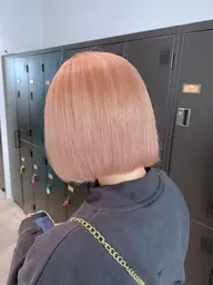 ✔ミニモ限定🍓4月限定✨1日.1名限定🍓ブリーチ.ダブルカラー➕Aujuaプチトリートメント➕コテ巻き✂️