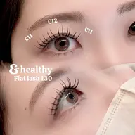 《&healthy🎀④》フラットラッシュ140×パーマ/土日祝・再来様+500円