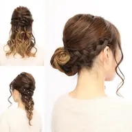 結婚式やパーティーのお呼ばれに。年間何百人を担当するプロのヘアセット。