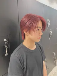 🩵メンズ限定🩵ミニモ学割✨️ケアブリーチ+ケアカラー+似合わせカット+トリートメント