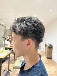 メンズカット＆パーマ＆オージュアトリートメント