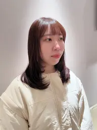 🎀 𝙘𝙪𝙩 & 𝙩𝙧𝙚𝙖𝙩𝙢𝙚𝙣𝙩 🎀 肩下ロングの方用メニュー✨