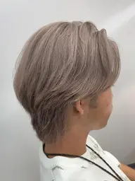 【メンズ限定】✂️カット＋髪質改善イルミナカラー＋aujua1step（白髪染可）