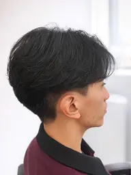 メンズ骨格矯正カット＋ニュアンスパーマ＋トリートメント¥14880