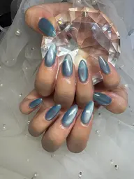 オフなし☆ジェル:うるうる艶々♪マグネットネイル