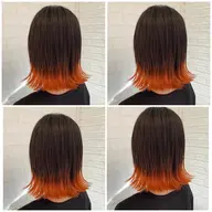 【毛先まで綺麗なグラデーション】外国人風グラデーションカラー!ブリーチ込みの料金