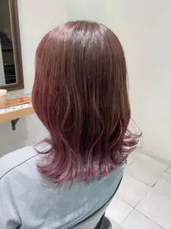 〔ダブルカラー🌈〕ブリーチ１回➕全体艶カラー➕ クイックトリートメント➕カット