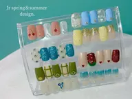 【オフ込み】★Jrネイリスト★春＆夏design 8種類から選べる定額デザイン🌸🏖