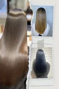 【縮毛矯正人気No.1】髪質改善美髪矯正+超音波艶髪トリートメント+メンテナンスカット