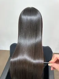 🦢酸性縮毛矯正＋プレミアムカラー