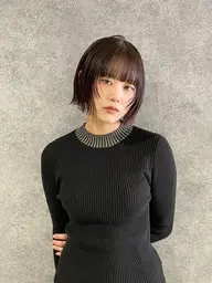 【人気No.1☝🏻💗 ̖́-】 切りっぱなしボブ／タッセルボブ