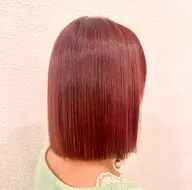 似合わせ小顔カット💇‍♀️＋暖色カラー🩷＋オーガニックTR🌈　シャンプー、ブロー込み🫧