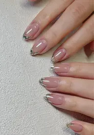 【ハンド】ガラスフレンチ or 氷ネイル¥5980 【初回ジェルオフ無料ケア込み】