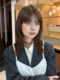 【⭐️2回目以降のリピートのお客さま限定⭐️】似合わせ前髪カット＋カラー🥣