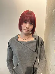 【U25】RED / PINK系 暖色ワンカラーモデル🍒✩.*˚スタイリング付き♡