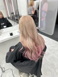 【2回目🤍リピーター方限定】ダブルカラー+オリジナルトリートメント(ブリーチなしorあり、リタッチ、全統可能🤍)