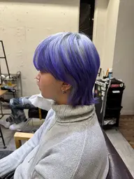 💈3回目以降💈メンズカット＋Wカラー＋2STEPトリートメント(Wカラー/ブリーチ/ケアブリーチ/ハイライト)
