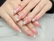 ワンホンネイル💅マグネットチークネイル💕フィルイン対応ソフトジェルオフ込み