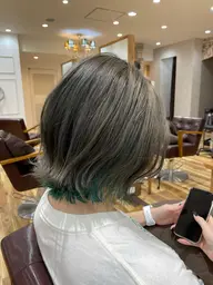 【インナーカラー】1ブリーチ＋高発色カラー＋アミノ酸トリートメント　TOKIOトリートメント＋3500円