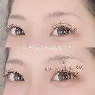 オフあり♥️【フラットラッシュ60~80本】※付け足し不可[マツエク/八王子]