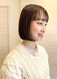 小顔カット ＋カラー＋栄養補給TR