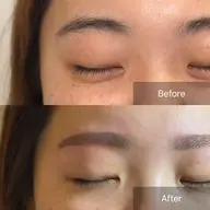 似合わせ​〜​WAX→毛量調整→メイク仕上げ