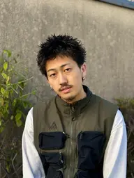 メンズカット+ピンパーマ¥9900