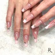 フレンチネイル☆【バーチャルフレンチワンカラー】《オフあり》