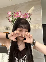 【より美しくより可愛く】カット+毛髪潤いカラー+潤いトリートメント/白髪染め◎/ハイライトやダブルカラーはご相談ください