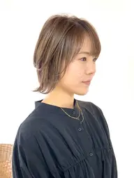 【ご新規】カット×ダブルカラー（ブリーチなし）×トリートメント　（ミニモ学割）韓国レイヤー