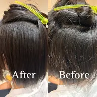 髪の広がりが気になる方へ⭐️ナチュラルストレート+2step髪質改善トリートメント
