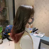 インナーカラーorイヤリングカラー🦋⟡.·※ブリーチ、ブロー込み