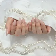 🔰口コミ記入必須【Jr.】HAND⭐️オフなし⭐️フレンチネイル(クリアベース）
