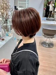 🕐240分程度 若々しくあり続けたい！ 3倍のツヤ✨40代、50代にオススメ白髪ぼかしハイライト🌸［ロング料金あり］