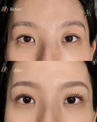 眉毛アイブロウwax+上下まつ毛パーマ+眉毛カラー