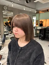 🍒モデル価格🍒リタッチブリーチ＋透明感カラー＋補修TR  【5/15 限定 9:00or10:00or11:00~】