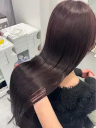 【透明感ワンカラー】+【髪質改善トリートメント】まとまりのあるさら艶髪へ✨