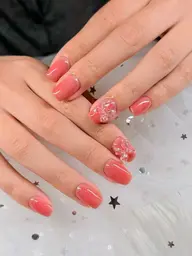 ちゅるんマグネット×リボンネイル🎀