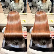 カット＋カラー+ブリーチ+aujuaトリートメント