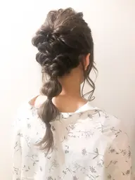 ゆるふわヘアセット💕