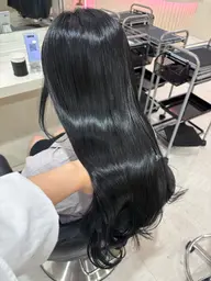 🧸得意なメニュー🧸暗髪ワンカラー❤︎髪の毛暗くされたい方❤︎真っ黒は嫌な方❤︎ブルーブラック❤︎