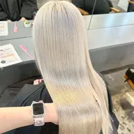 ✨️🦄ミニモ限定🦄✨️カット+ダブルカラー[ブリーチ]+超音波Tr＃暖色カラー＃髪質改善＃韓国風