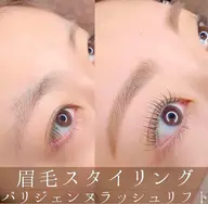 《平日限定》パリジェンヌラッシュリフト×美眉ワックスセット🦋高保湿トリートメント付き🦋￥8200