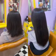 シールエクステ80枚+【地毛の長さを変えず/エクステを馴染ませ】カット¥15000