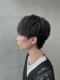 骨格矯正カット+韓国式ダウンパーマ